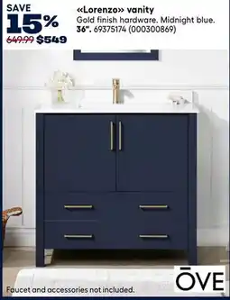RONA OVE Lorenzo vanity offer