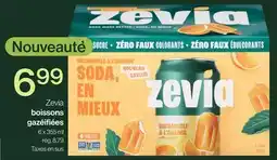 Avril Zevia boissons gazéifiées offer