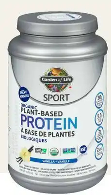 Avril Garden of Life protéine sport à base de plantes bios ou le whey de vaches nourries à l'herbe offer