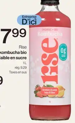 Avril Rise Kombucha bio faible en sucre offer