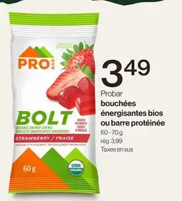 Avril bouchées énergisantes bios ou barre protéinée offer