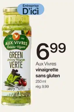 Avril Aux Vivres vinaigrette sans gluten offer