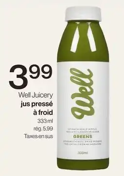 Avril Well Juicery jus pressé à froid offer