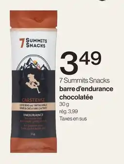 Avril barre d'endurance chocolatée offer