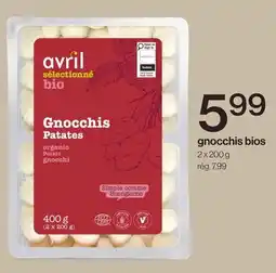 Avril gnocchis bios offer