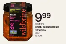 Avril kimchi ou choucroute réfrigérés offer