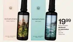 Avril Active Humans déodorant en vaporisateur offer