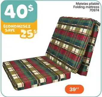 Rossy Folding mattress offer