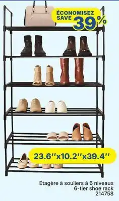 Rossy 6-tier shoe rack offer