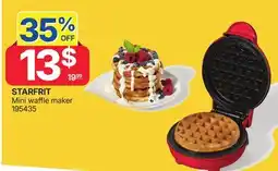 Rossy STARFRIT Mini waffle maker offer