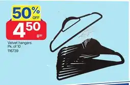 Rossy Velvet hangers offer