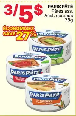 Rossy PARIS PÂTÉ Asst. spreads offer