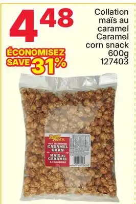 Rossy Caramel corn snack offer
