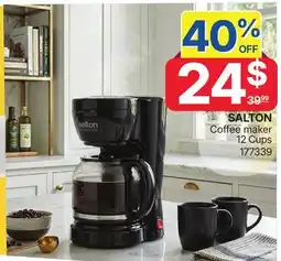 Rossy SALTON Coffee maker - 12 Cups offer