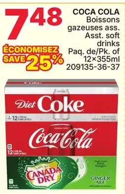 Rossy COCA COLA Asst. soft drinks offer