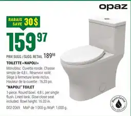 BMR TOILETTE  NAPOLI  Opaz offer