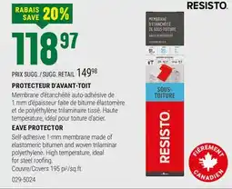 BMR PROTECTOR D'AVANT-TOIT offer