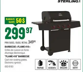 BMR BARBECUE FLAME 410 offer