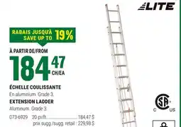 BMR ÉCHELLE COULISSANTE ELITE offer