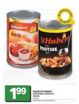 L'Intermarché SAUCE ST-HUBERT | SAUCE offer