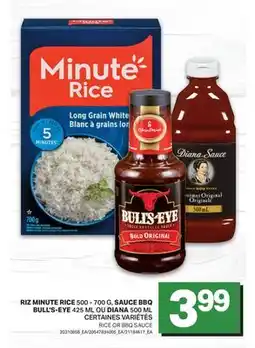 L'Intermarché RIZ, 500 - 700 G, SAUCE BBQ, 425 ML OU 500 ML | RICE OR BBQ SAUCE offer