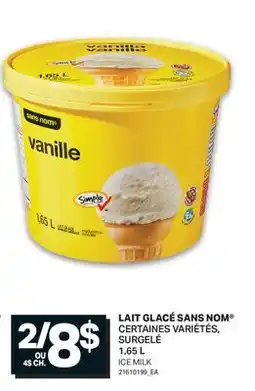 L'Intermarché LAIT GLACÉ SANS NOM | ICE MILK offer