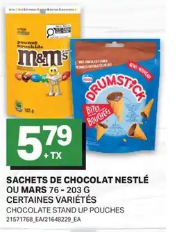L'Intermarché SACHETS DE CHOCOLAT | CHOCOLATE STAND UP POUCHES offer