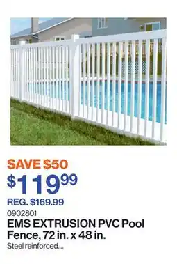 Patrick Morin PVC Pool Fence, 72 in. x 48 in offer