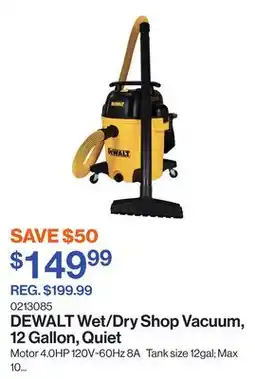 Patrick Morin Wet/Dry Shop Vacuum, 12 Gallon, Quiet offer