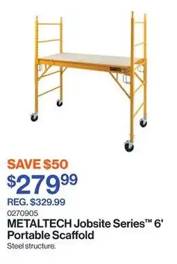 Patrick Morin Jobsite Series 6' Portable Scaffold offer