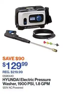 Patrick Morin Electric Pressure Washer, 1900 PSI, 1.8 GPM offer