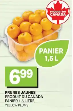 L'Intermarché PRUNES JAUNES | YELLOW PLUMS offer