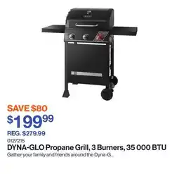 Patrick Morin Propane Grill, 3 Burners, 35 000 BTU offer