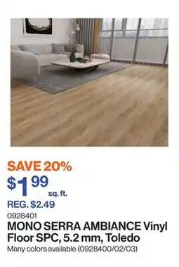 Patrick Morin AMBIANCE Vinyl Floor SPC, 5.2 mm, Toledo offer