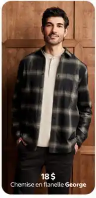 Walmart Chemise en flanelle George offer