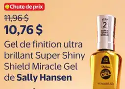 Walmart Gel de finition ultra brillant Super Shiny Shield Miracle Gel de Sally Hansen offer