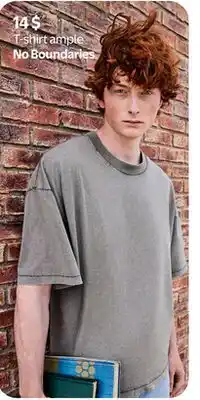 Walmart T-shirt ample No Boundaries offer