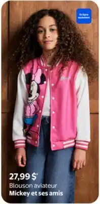 Walmart Blouson aviateur Mickey et ses amis offer