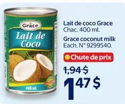 Walmart Grace coconut milk offer