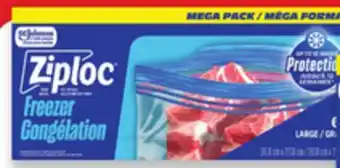 Walmart Ziploc freezer bags mega pack offer