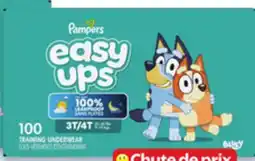 Walmart Pampers Easy Ups giant pack training underwear offer