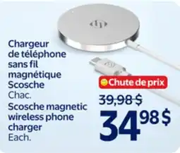 Walmart Scosche magnetic wireless phone charger offer