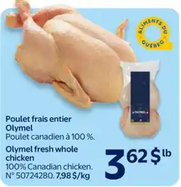 Walmart Olymel fresh whole chicken offer