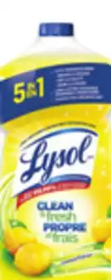 Walmart Lysol all-purpose cleaning pours offer