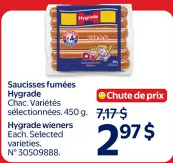 Walmart Hygrade wieners offer