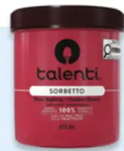 Walmart Talenti sorbet ice cream tubs offer