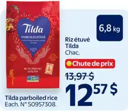 Walmart Tilda parboiled rice offer