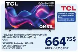 Walmart 55 QM51L Series 4K UHD HDR QD-Mini LED Smart TV offer