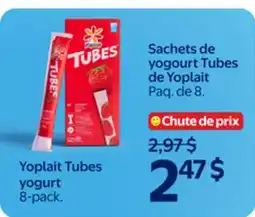 Walmart Yoplait Tubes yogurt offer