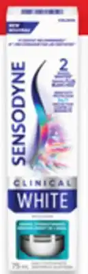 Walmart Sensodyne Clinical White Enamel Strengthening Toothpaste offer